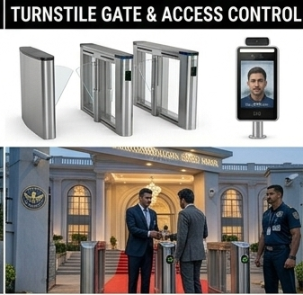 turnstile gates and access control